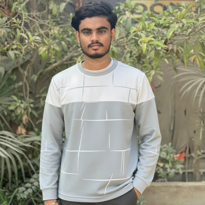 Men’s Premium Full Sleeve Lining Print T-Shirt | Smart & Comfortable Wear