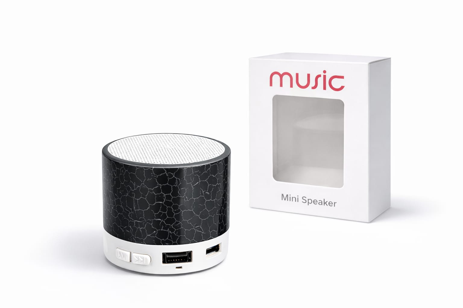 RGB Mini Portable Bluetooth Speaker – Wireless Rechargeable LED Light Speaker with Deep Bass Sound