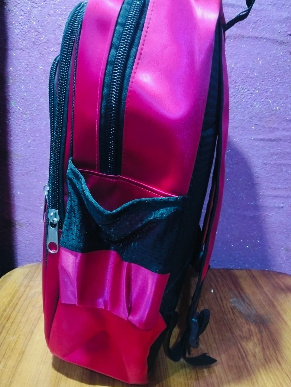 High Quality Black & Red School Bag | Stylish & Durable Backpack for Girls and Boys